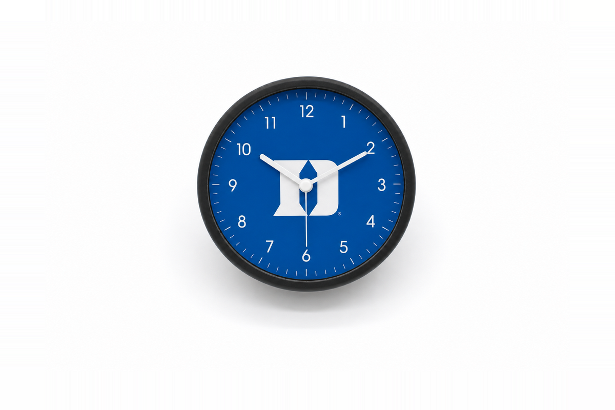 Duke Blue Devils Bedside Clock