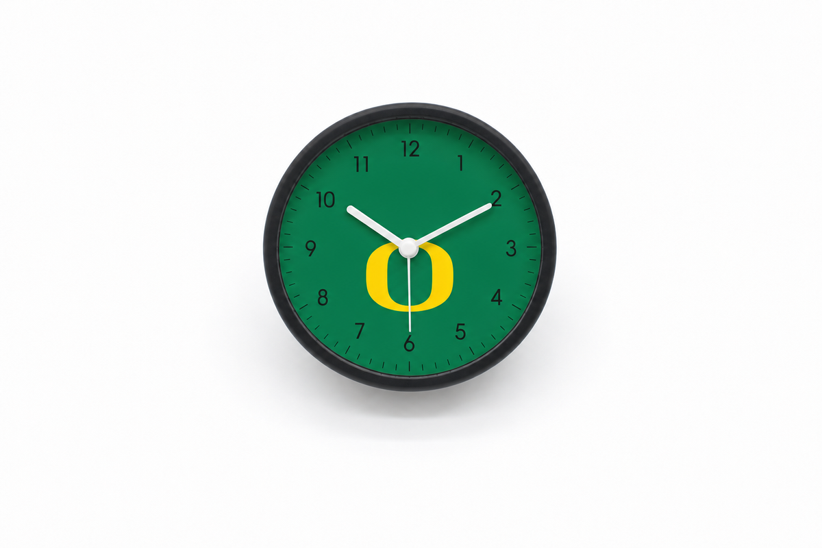 Oregon Ducks Bedside Clock