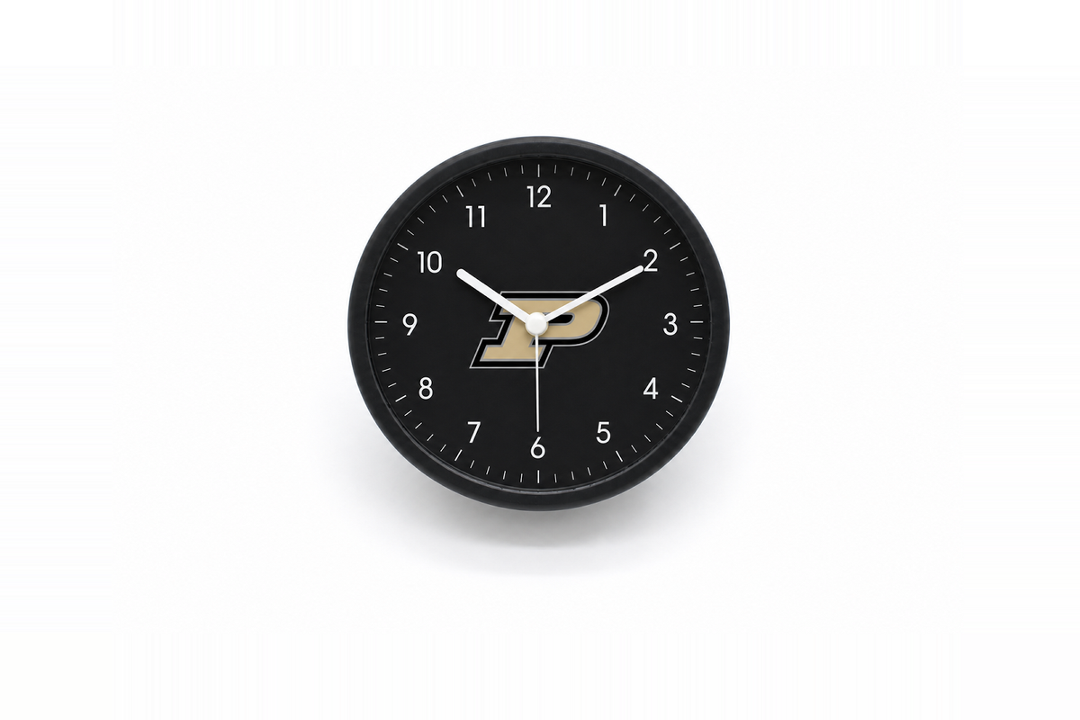 Purdue Boilermakers Bedside Clock