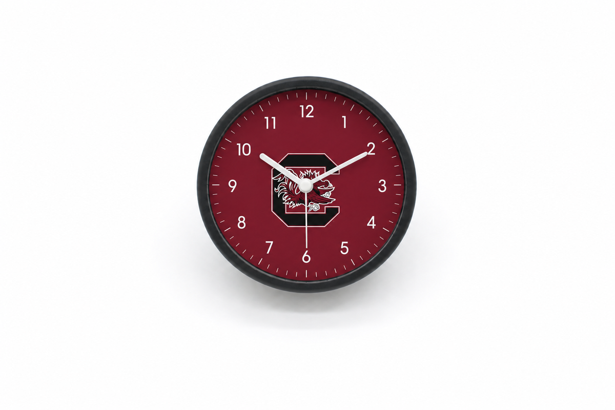 South Carolina Gamecocks Bedside Clock