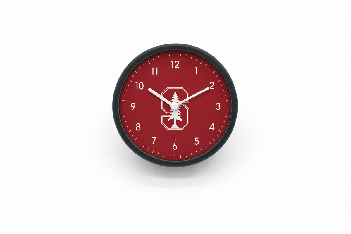 Stanford Cardinal Bedside Clock
