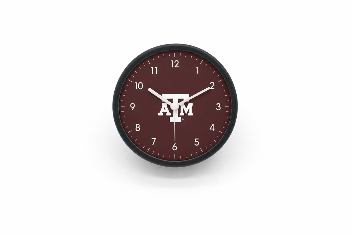 Texas A&M Aggies Bedside Clock