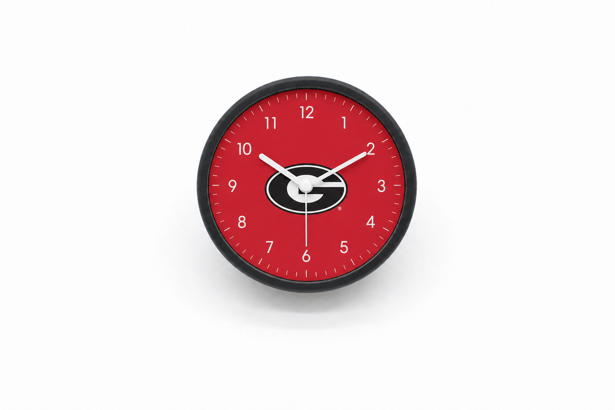 Georgia Bulldogs Bedside Clock