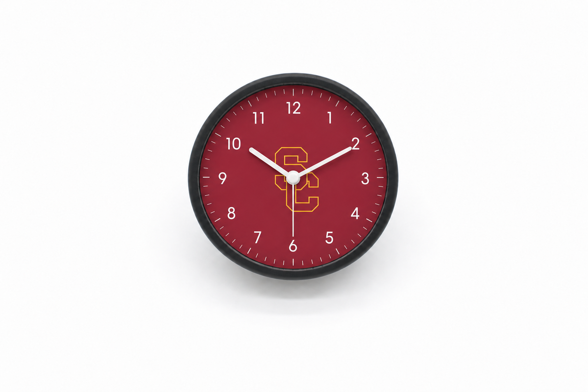 USC Trojans Bedside Clock