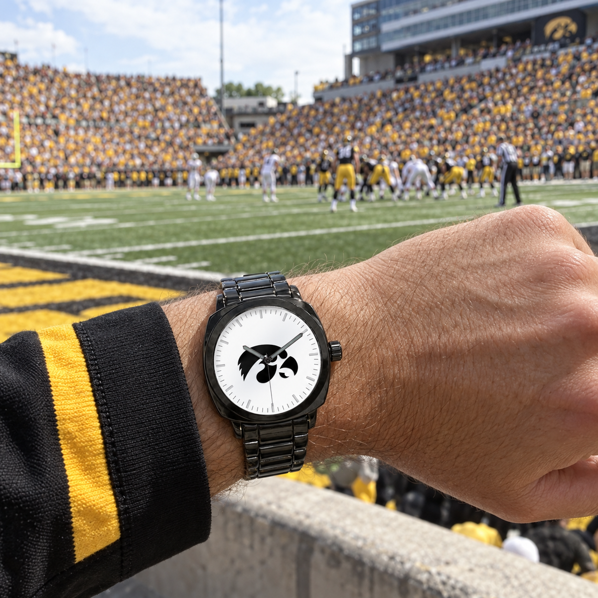 Nobody sits politely - Iowa Hawkeyes watch