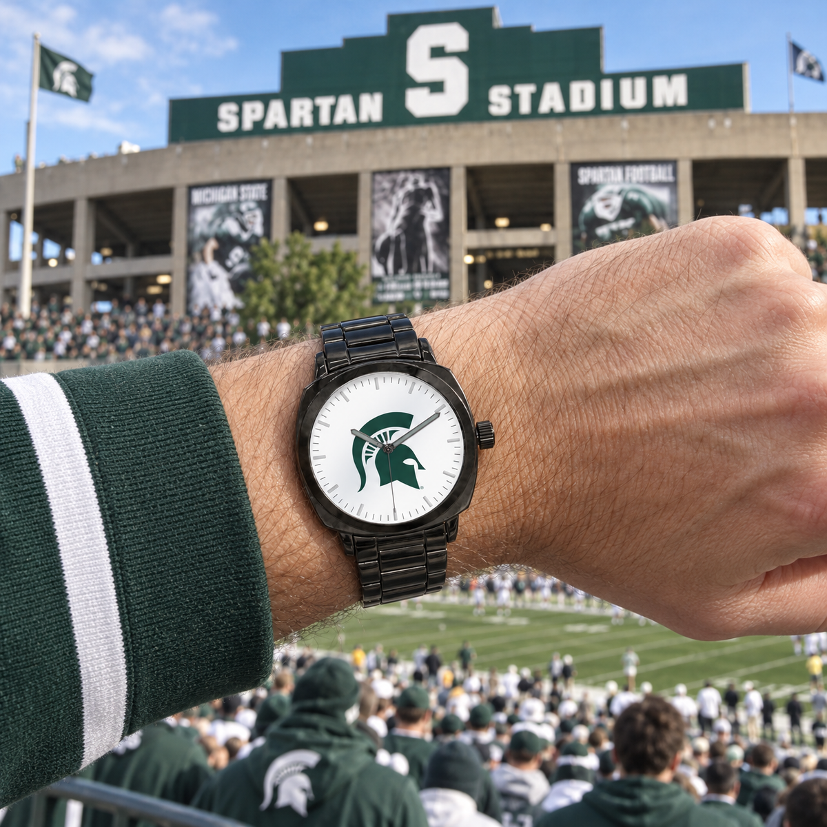 A tie worth a victory lap - Michigan State Spartans watch