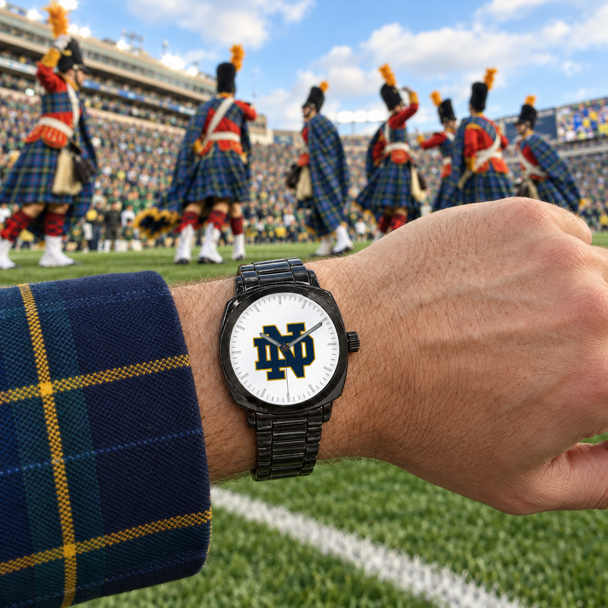 The Victory Clog, one hand up - Notre Dame Fighting Irish watch