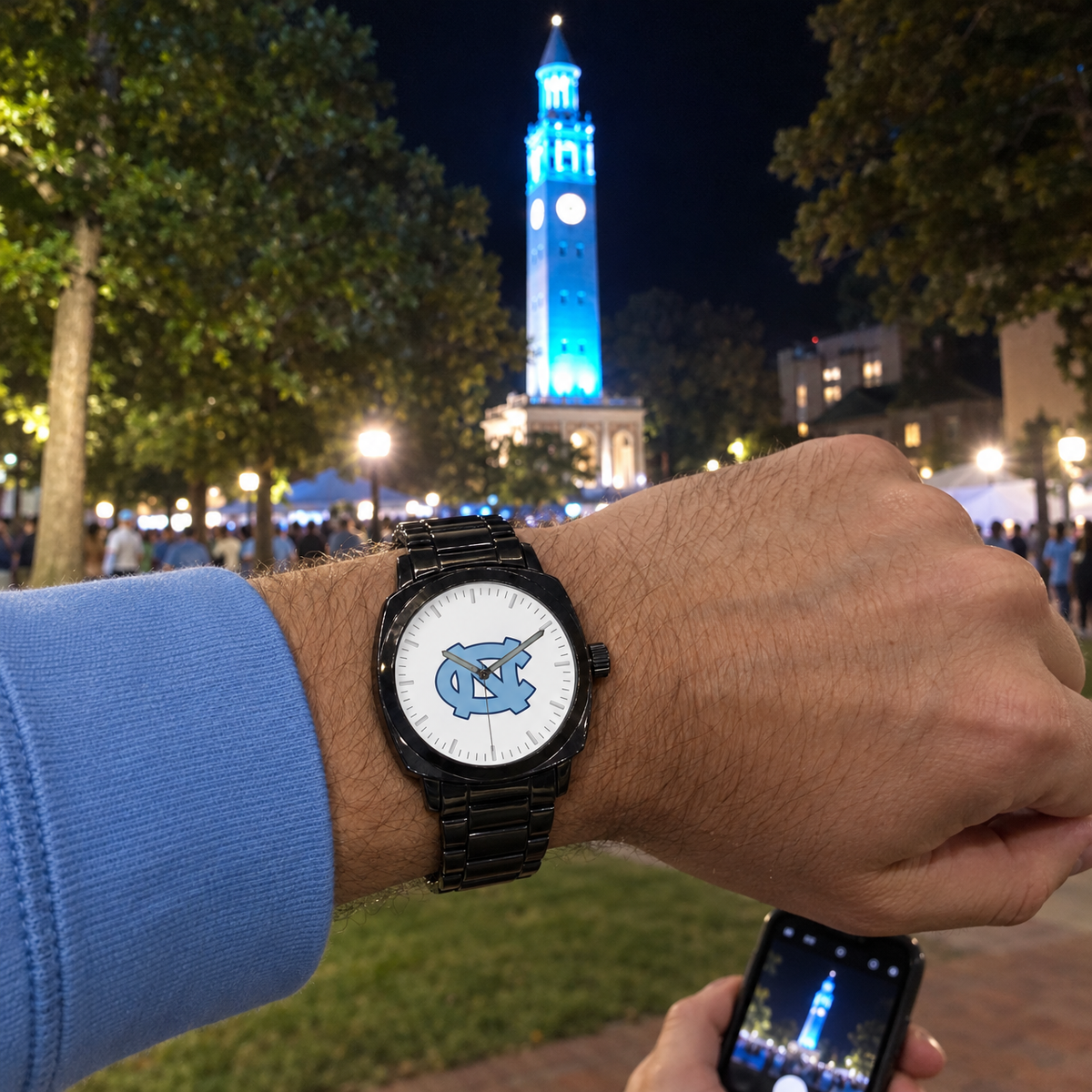 When the Bell Tower turns blue - North Carolina Tar Heels watch
