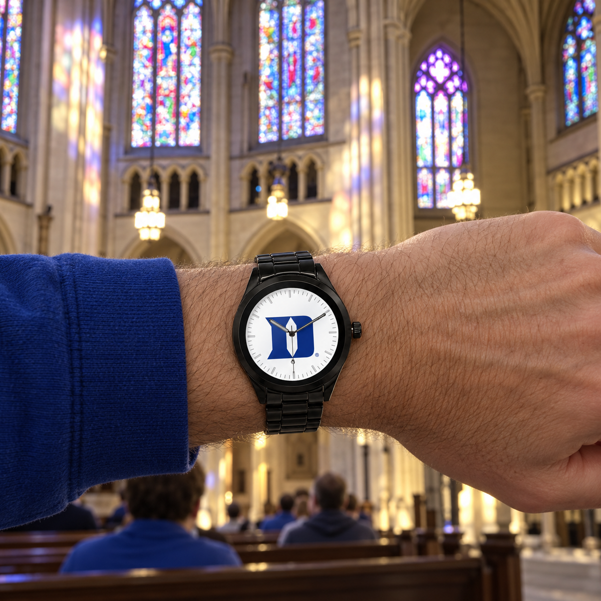 Dominating stone, soft glass - Duke Blue Devils watch