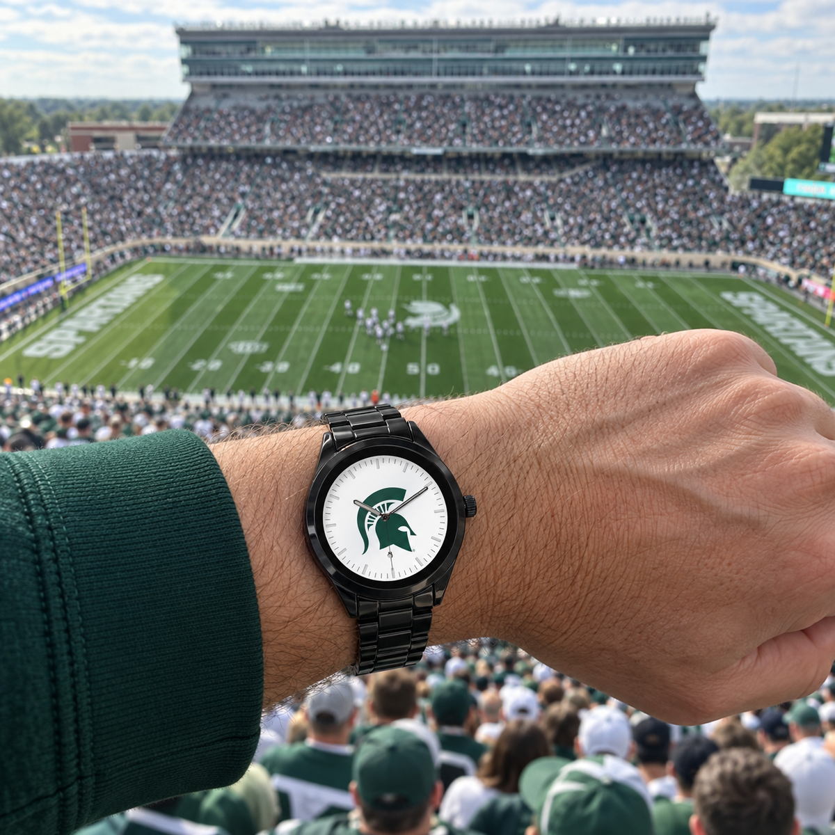 Sing it loud for 74,866 - Michigan State Spartans watch