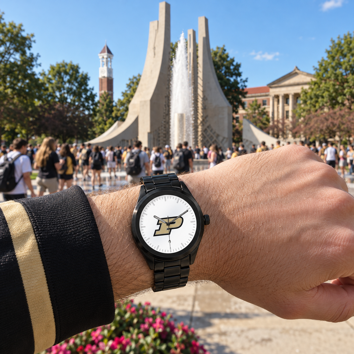 A lot of wet sneakers - Purdue Boilermakers watch