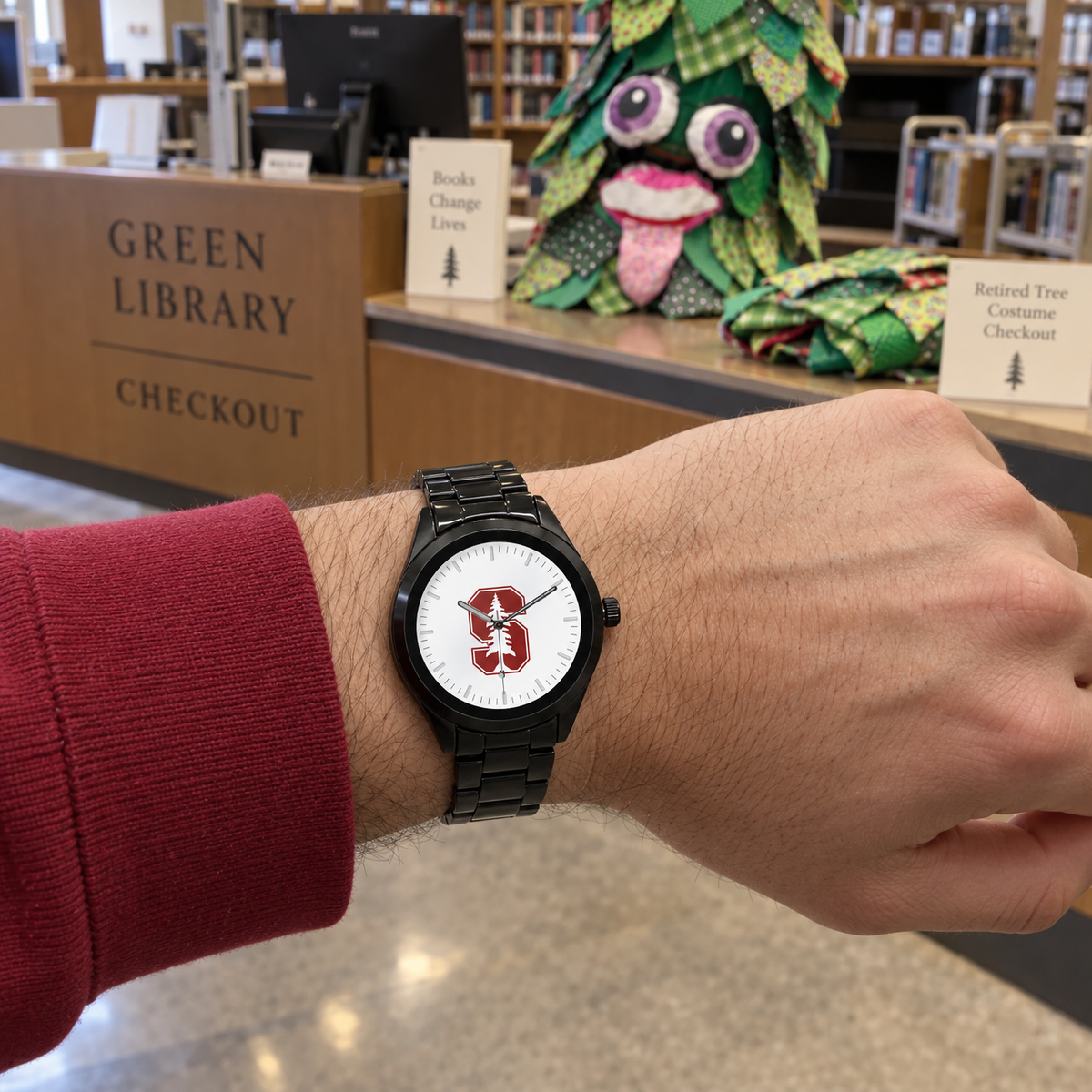 Check out a Tree from the library - Stanford Cardinal watch