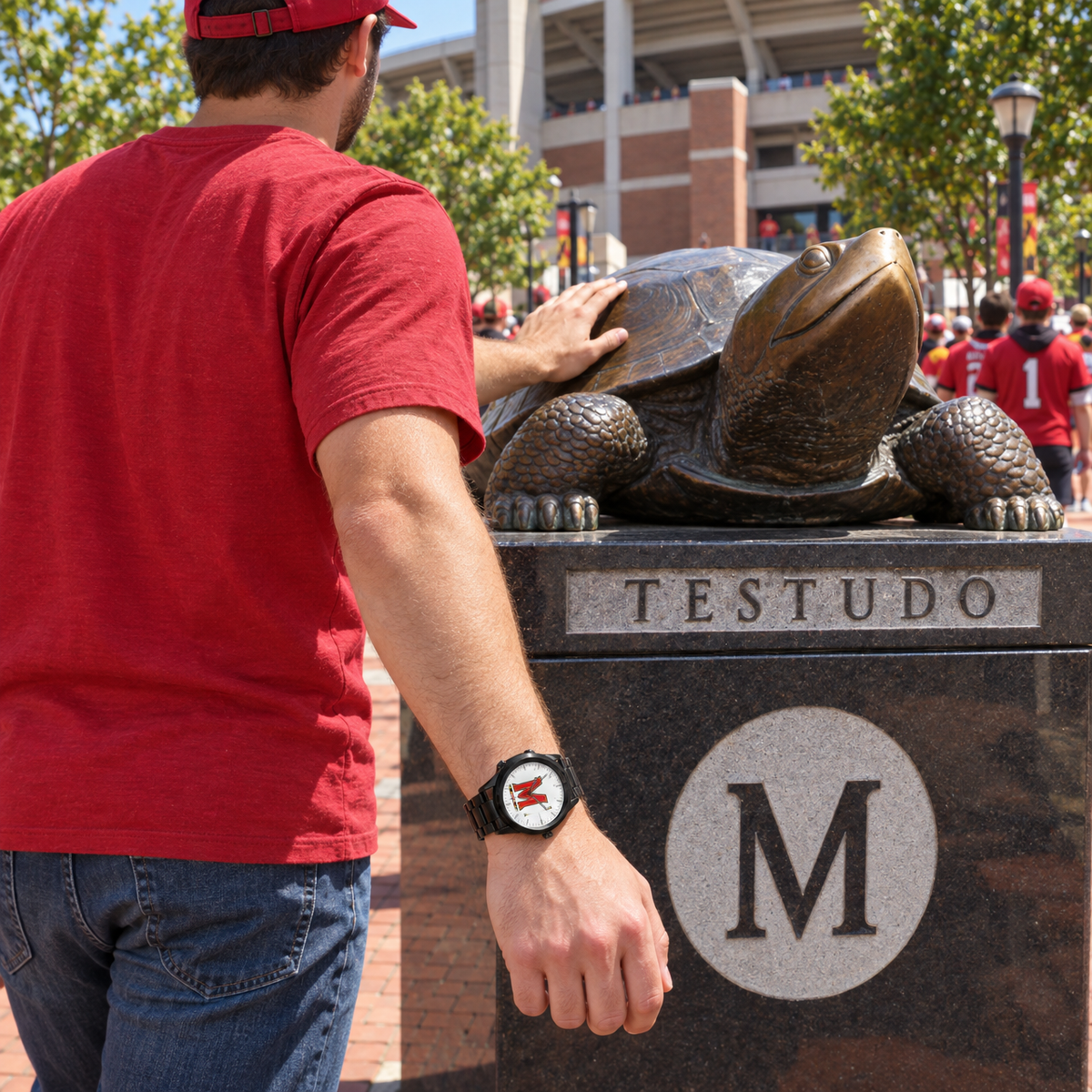 The second Testudo - Maryland Terrapins watch