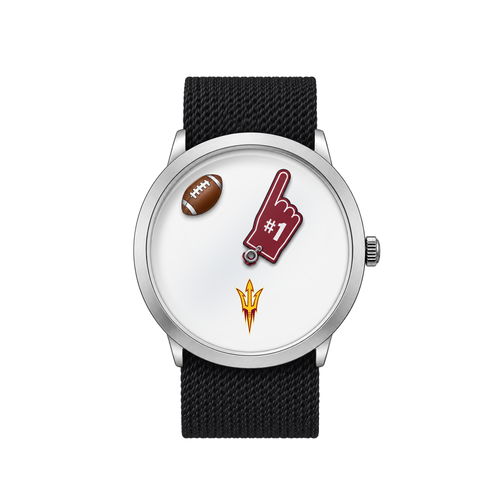 Arizona State Sun Devils Football Watch with black nylon band