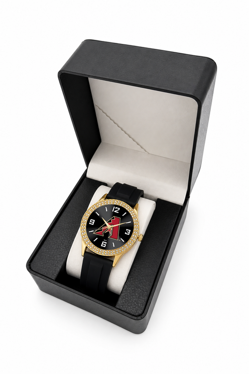 Gift box packaging - Arizona Diamondbacks Gold Metal Diamond Watch (GMD-0001-MLB-ARI)