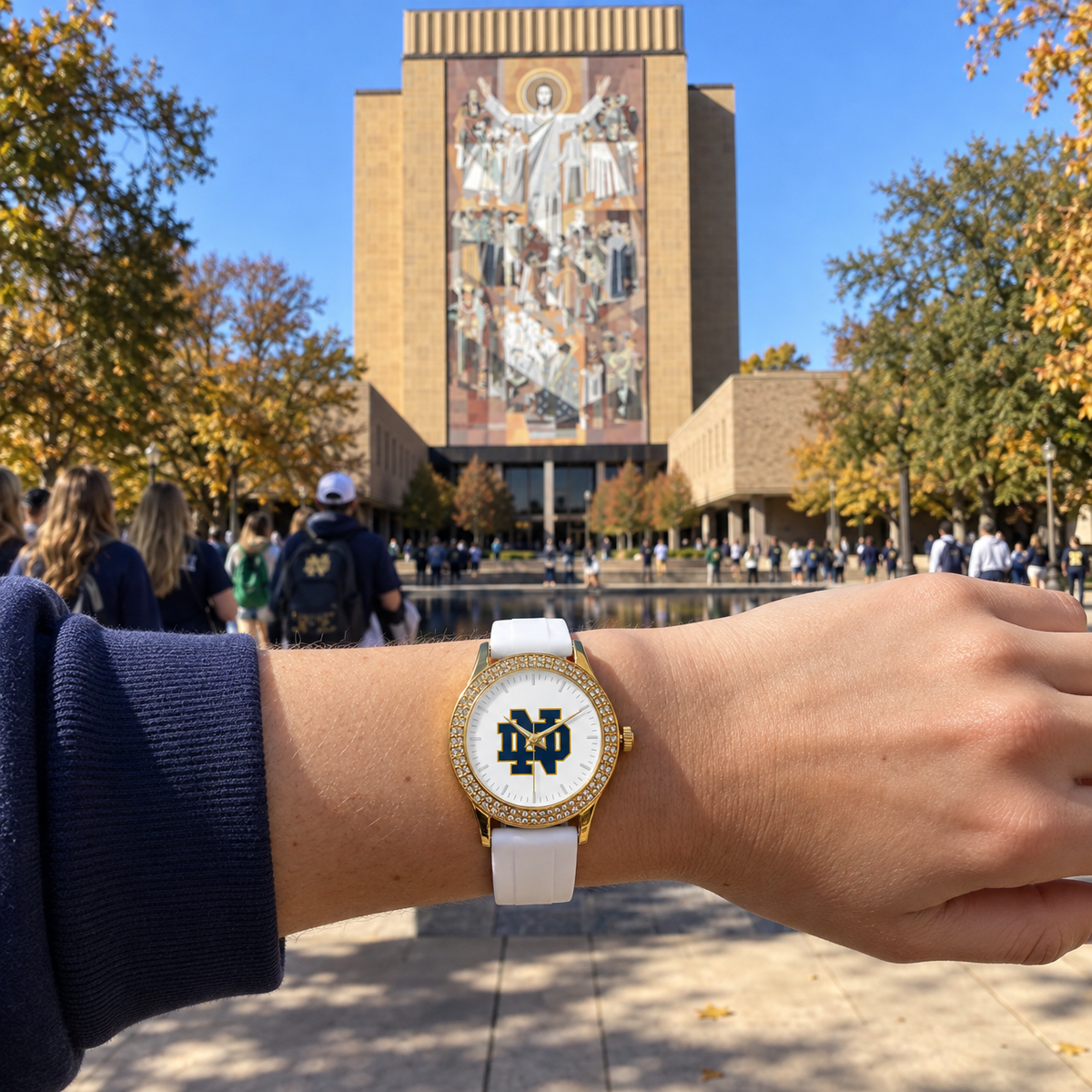 Push-ups for Touchdown Jesus - Notre Dame Fighting Irish watch