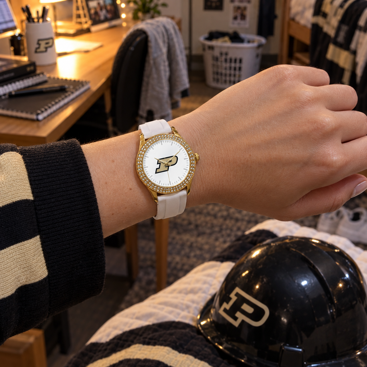 A logo that takes four students - Purdue Boilermakers watch