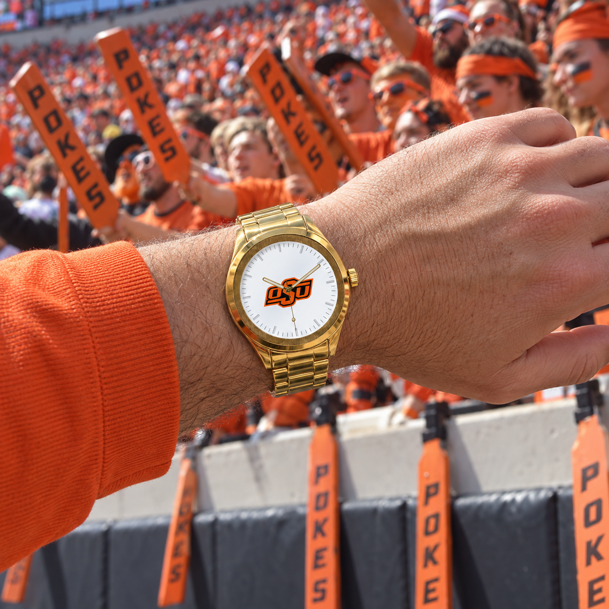 Paddles with a signature - Oklahoma State Cowboys watch