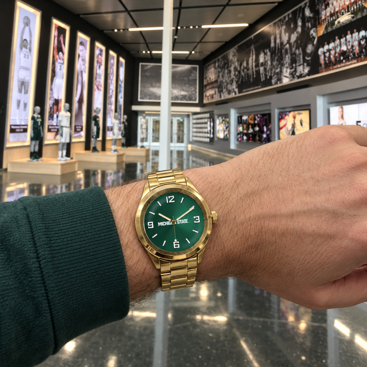 Where every fan starts with the title - Michigan State Spartans watch