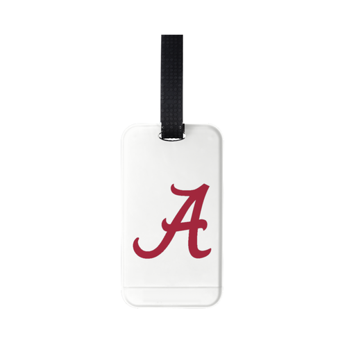 Alabama Crimson Tide Luggage Tracker in White