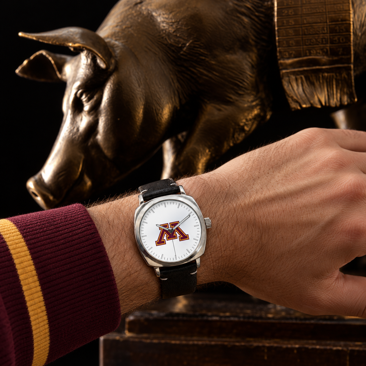 A bronze pig worth a bet - Minnesota Golden Gophers watch
