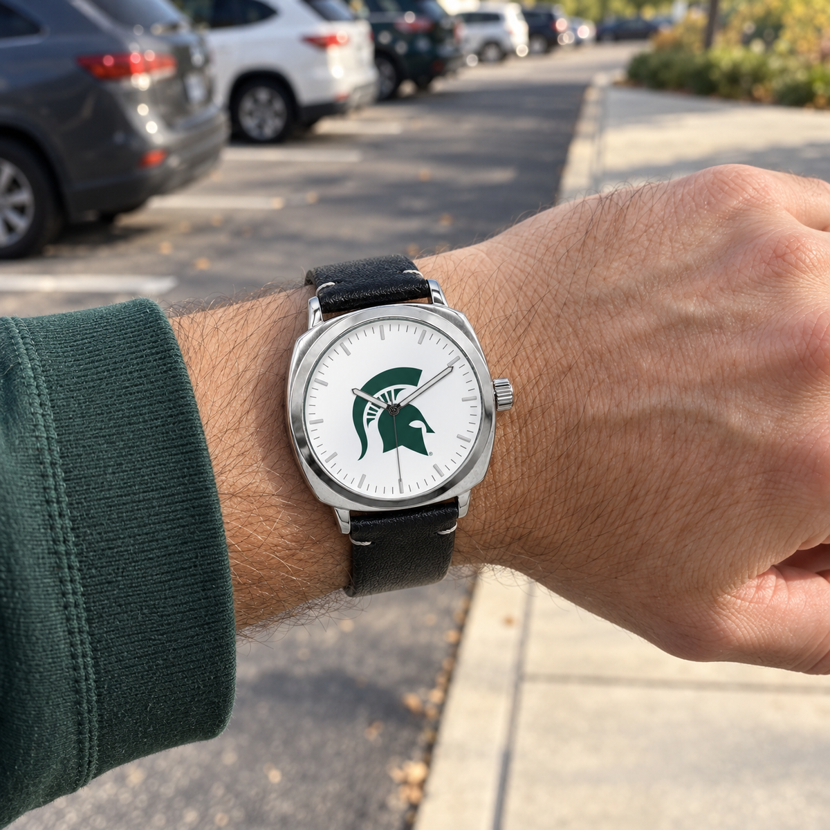 Go Green, get Go White - Michigan State Spartans watch