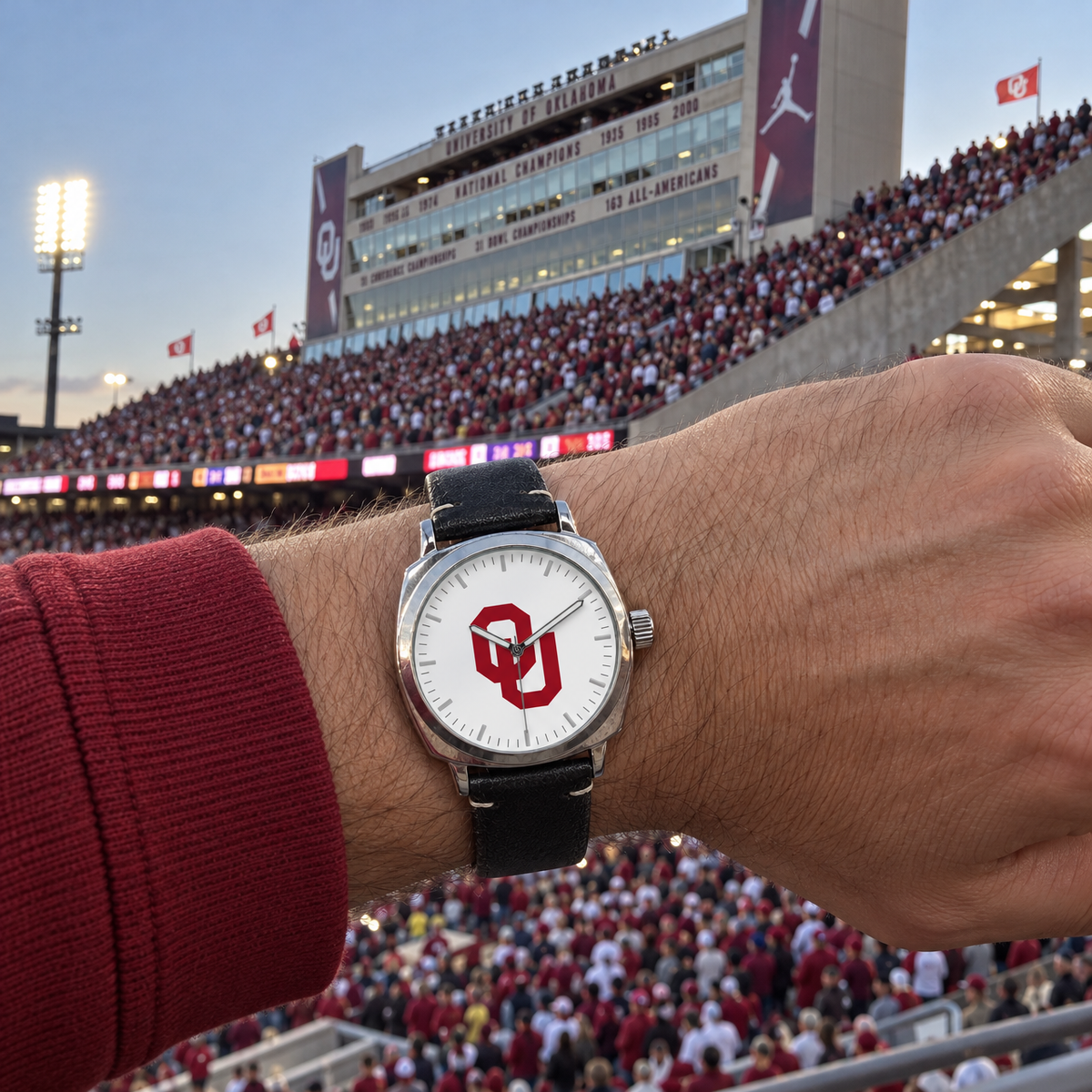 A mascot with a day off - Oklahoma Sooners watch