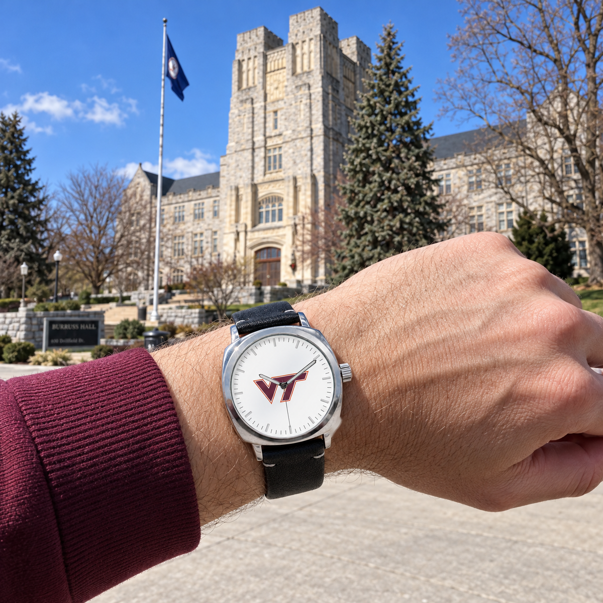 A castle without the moat - Virginia Tech Hokies watch