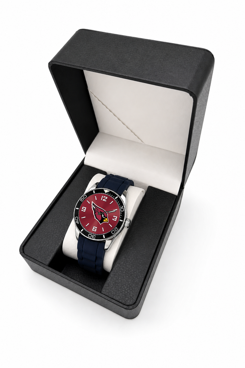 Gift box packaging - Arizona Cardinals Rubber Strap Oval Watch (RSO-0001-NFL-ARI)