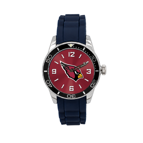 Arizona Cardinals Rubber Strap Oval Watch