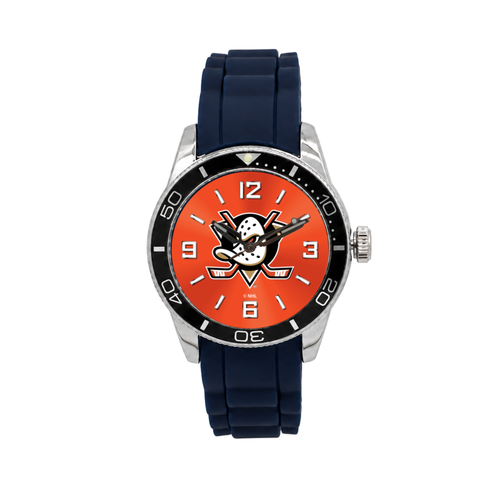 Anaheim Ducks Rubber Strap Oval Watch