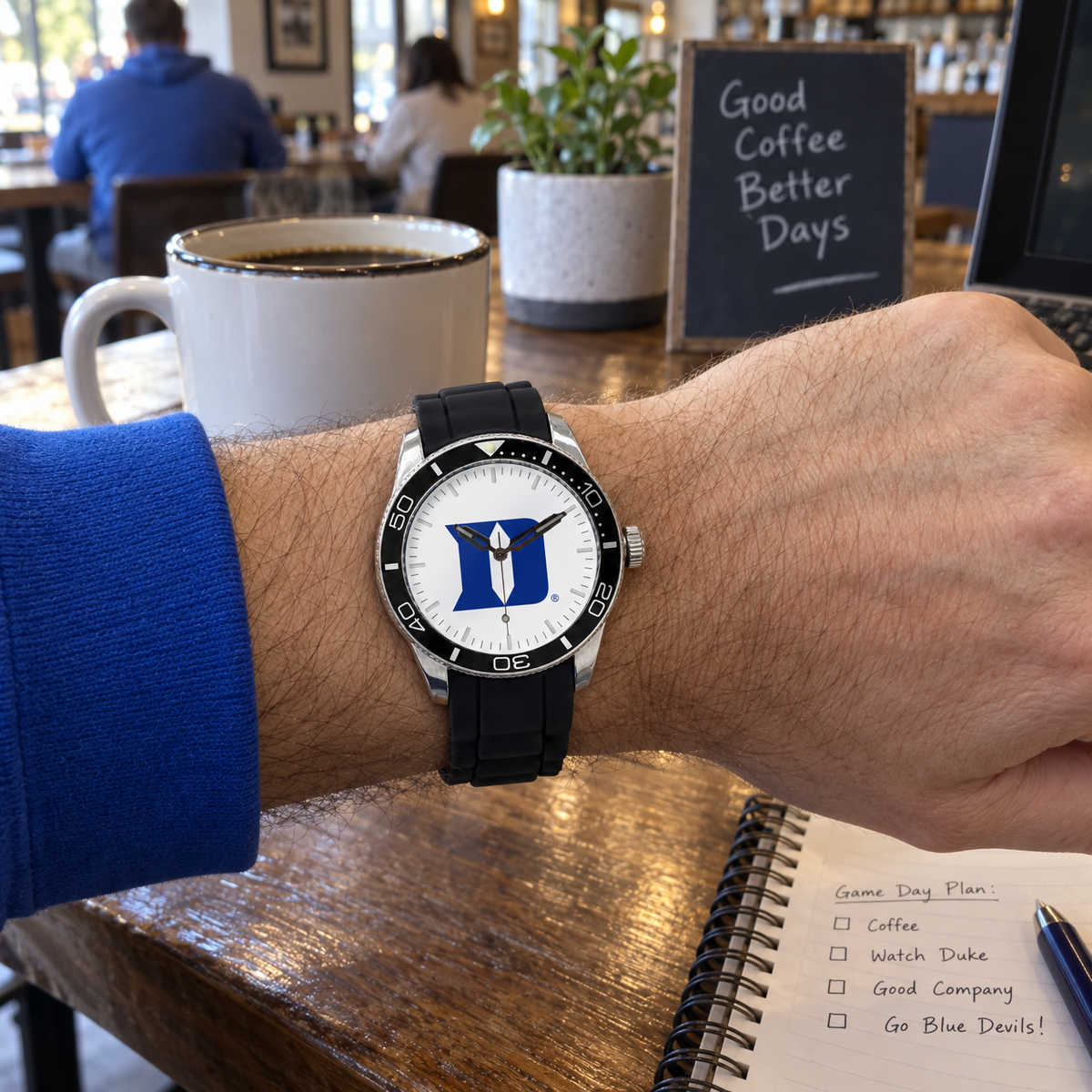 A name borrowed from France - Duke Blue Devils watch
