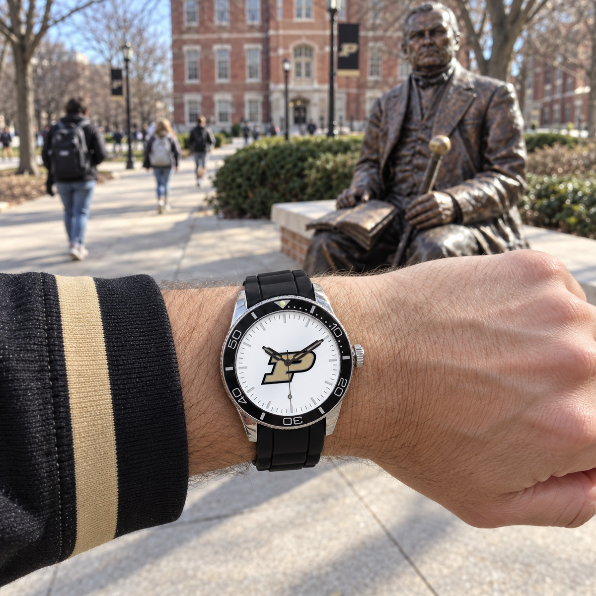 Hello, even to bronze - Purdue Boilermakers watch