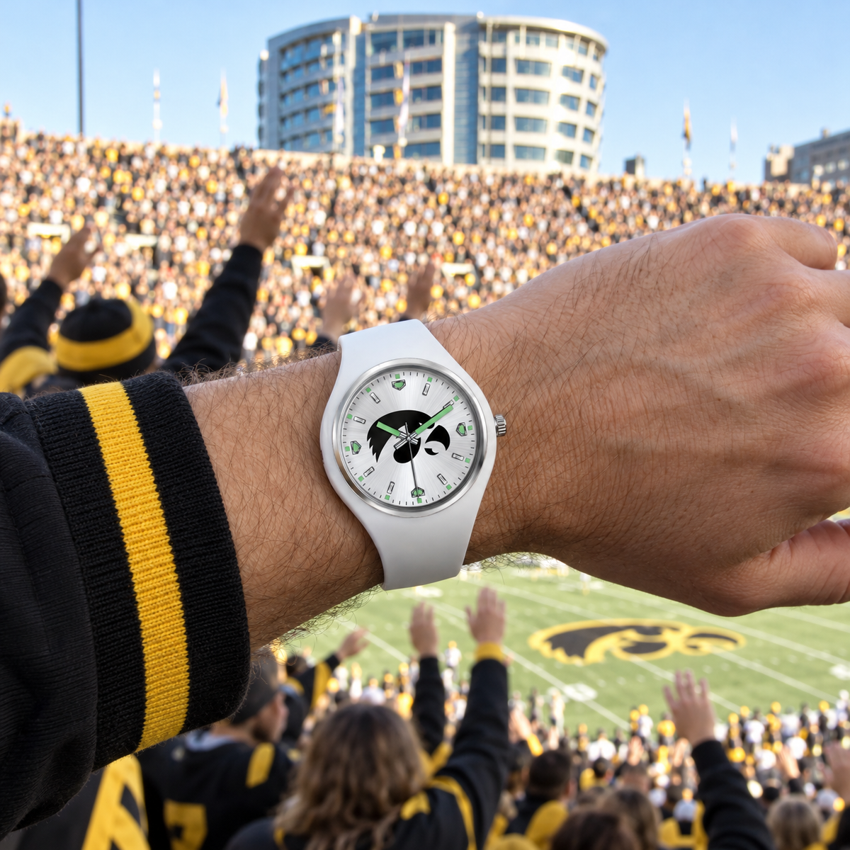 Wave at the 12th floor - Iowa Hawkeyes watch
