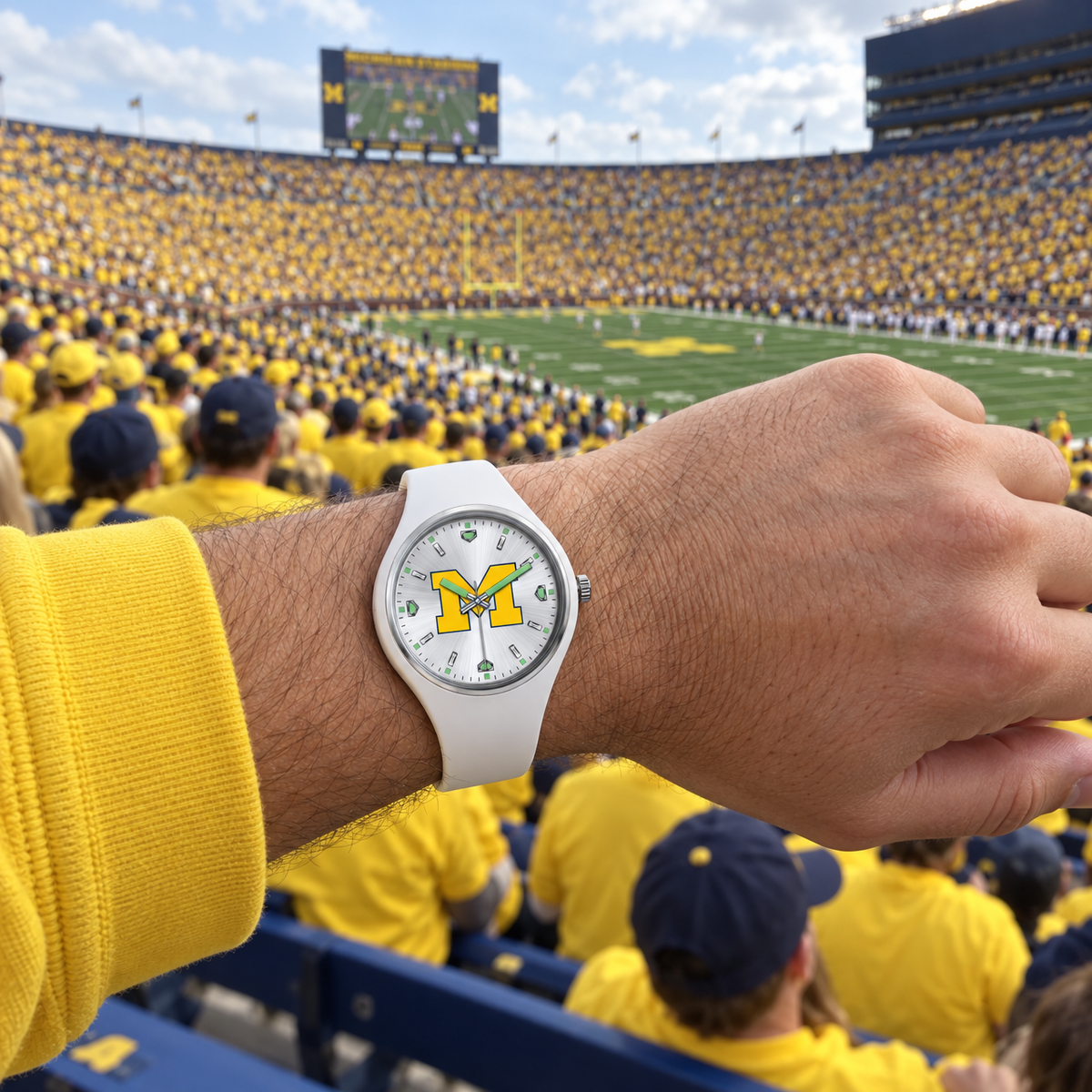 One color, one very loud stadium - Michigan Wolverines watch