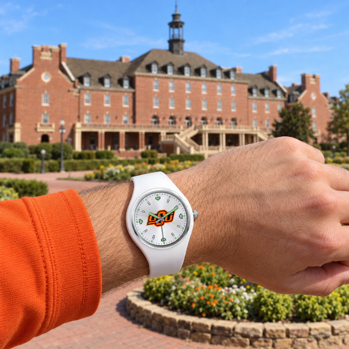 A million visitors, built by students - Oklahoma State Cowboys watch