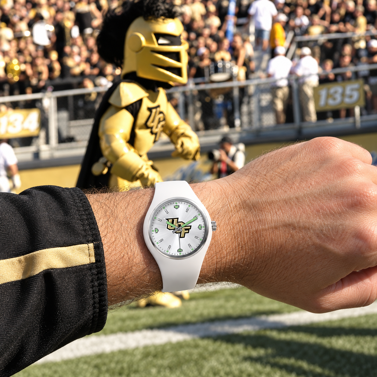 Knightro takes turns staying cool - UCF Knights watch