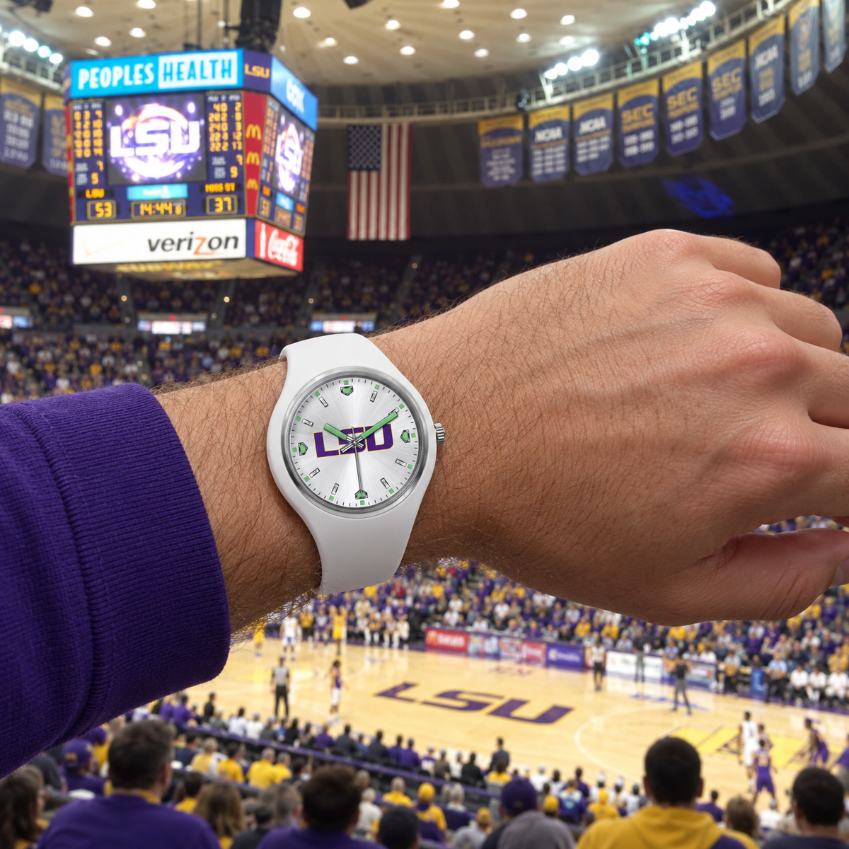 Three teams share the Deaf Dome - LSU Tigers watch