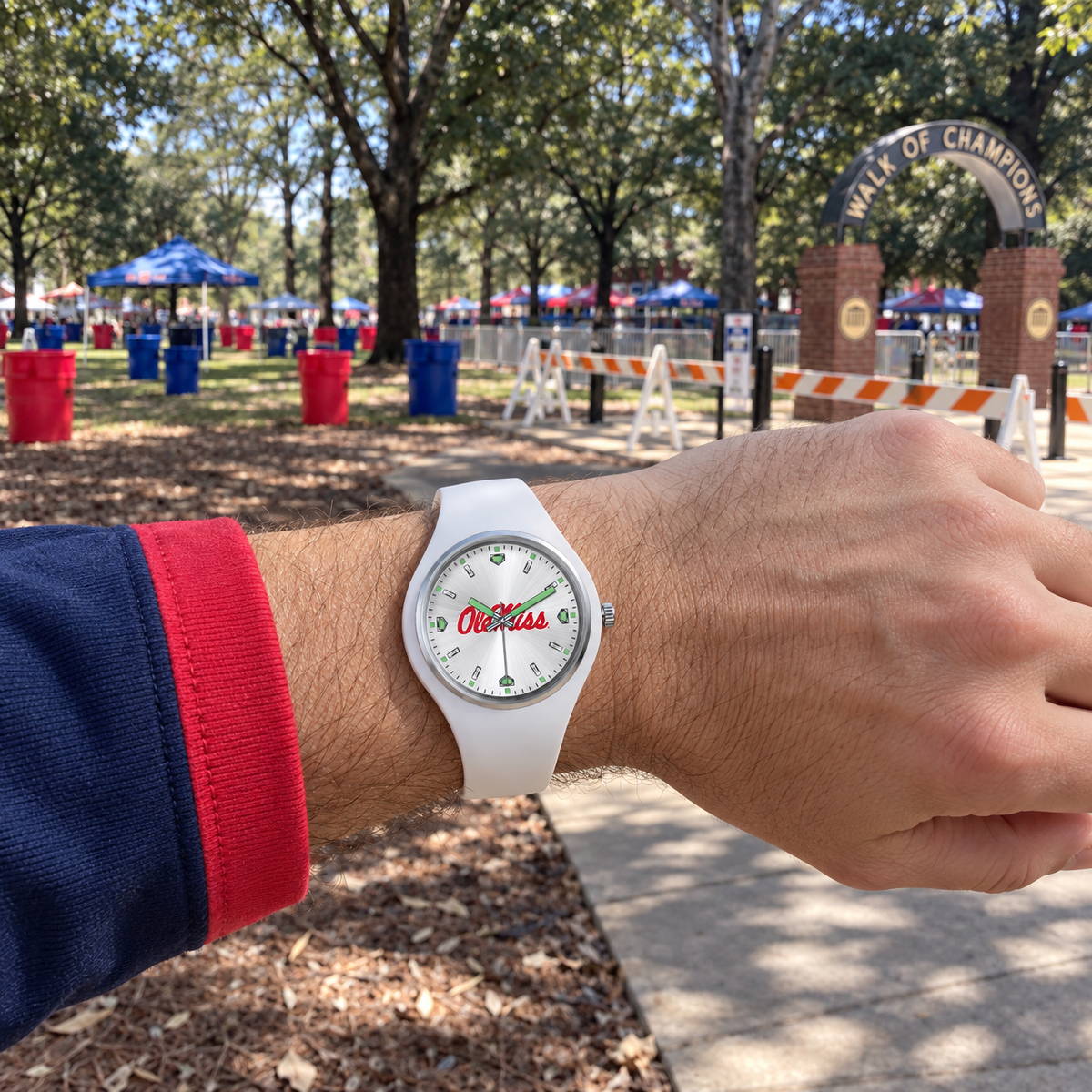 Red and blue, picked for looks - Ole Miss Rebels watch