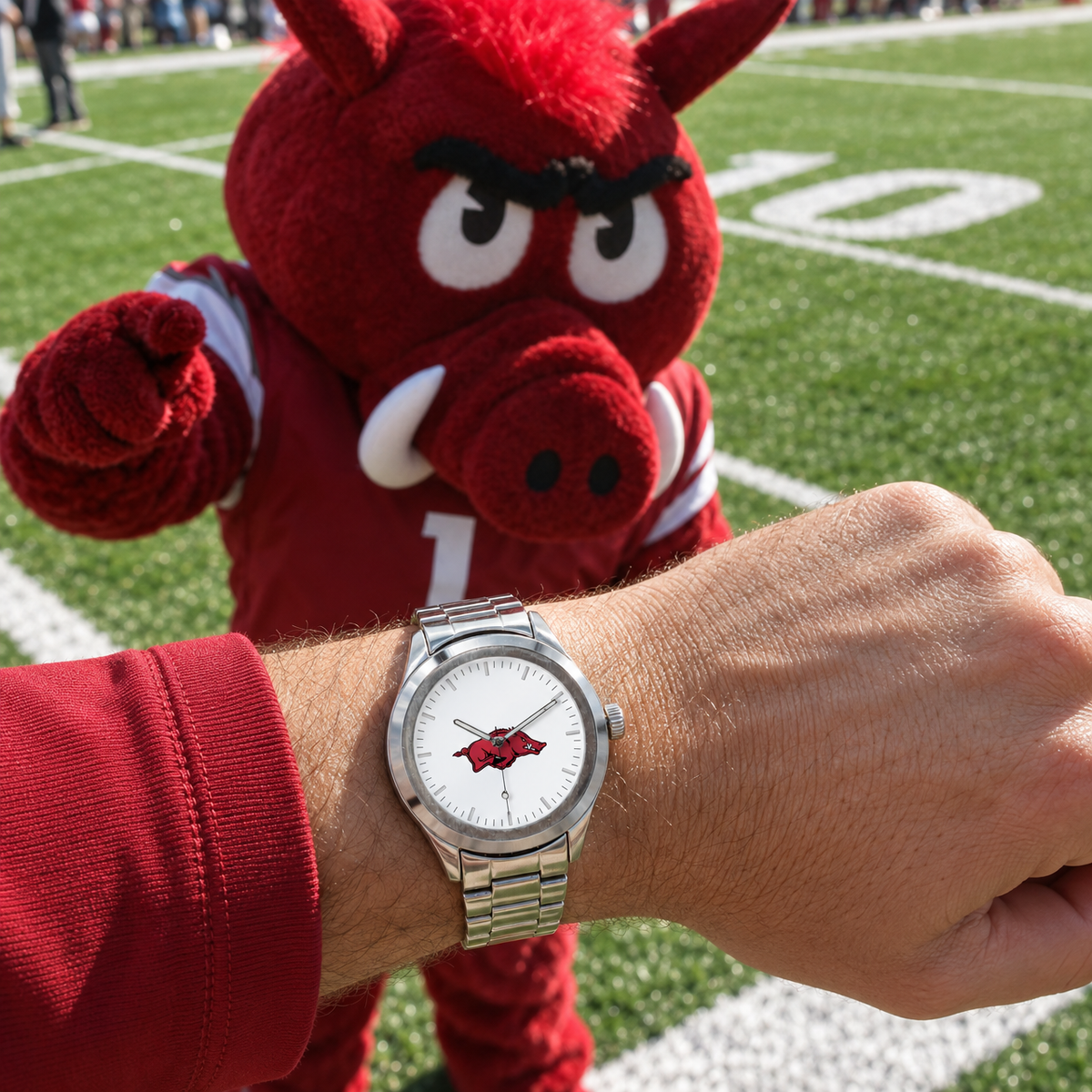 The employee who never speaks - Arkansas Razorbacks watch