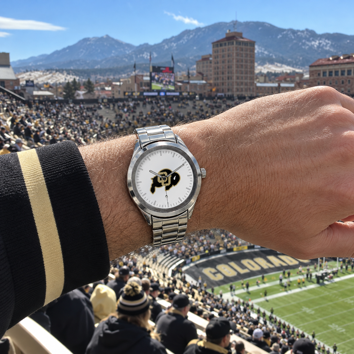 Cheer loud, recycle right - Colorado Buffaloes watch