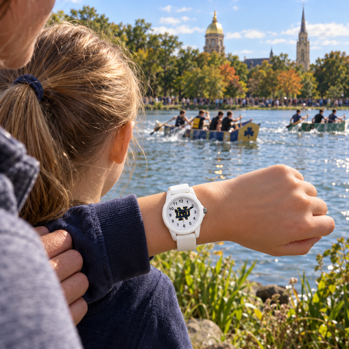 Boat races and mud volleyball - Notre Dame Fighting Irish watch