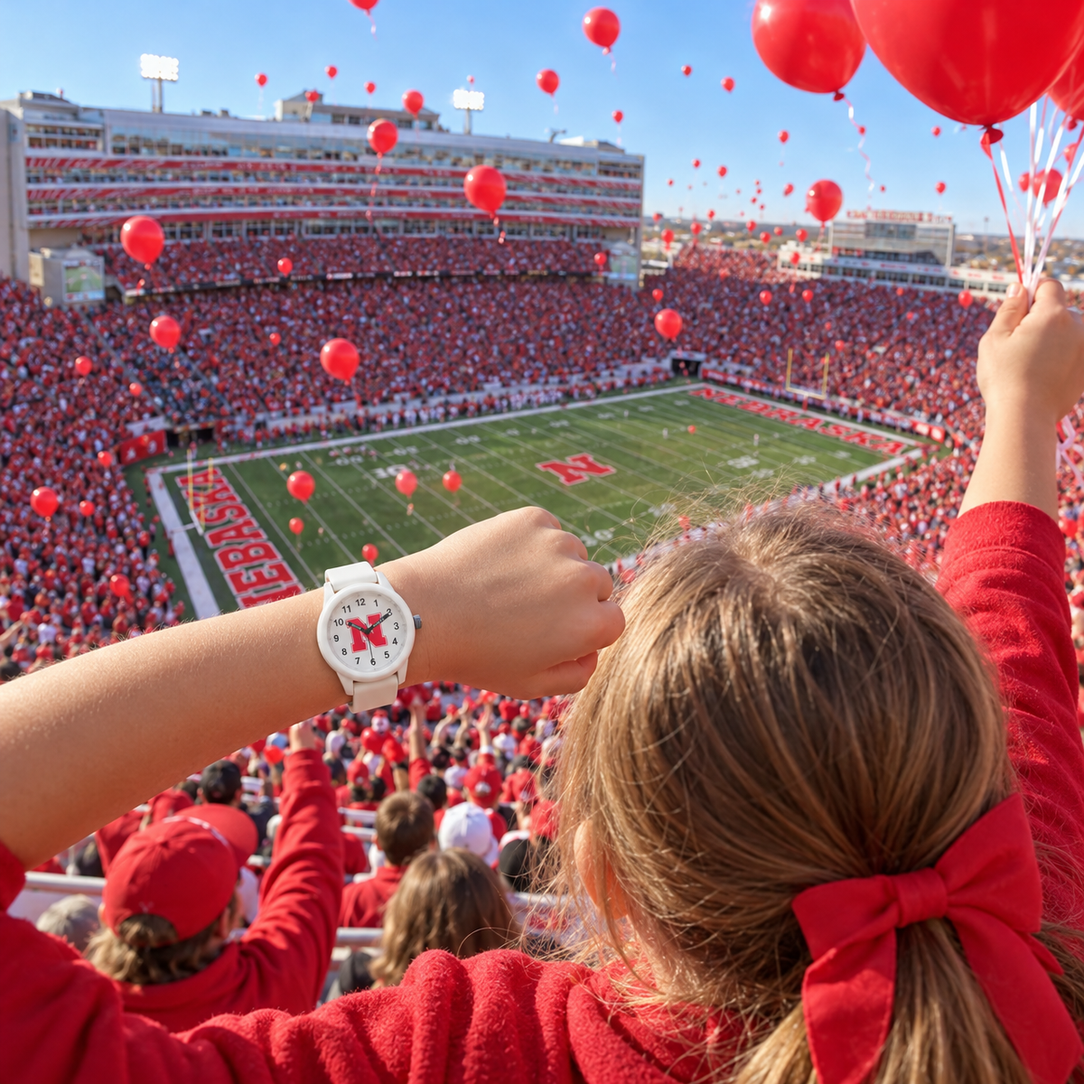 A sea with its own sky - Nebraska Cornhuskers watch