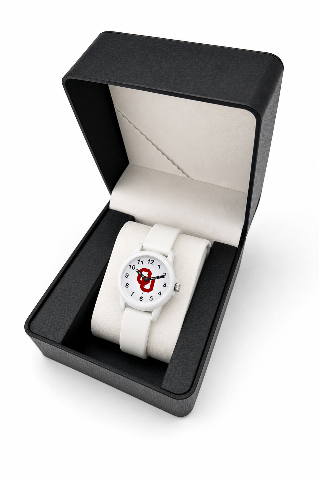 Gift box packaging - Oklahoma Sooners White Kids Watch (WKW-P-NCAA-OU)