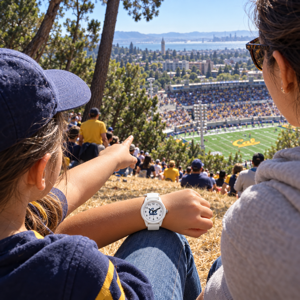 California Golden Bears White Kids Watch lifestyle